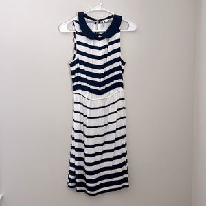 Stripped Navy Dress